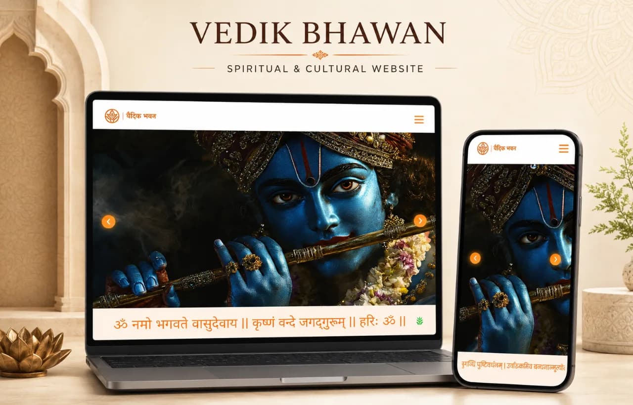 Vedik Bhawan spiritual hospitality and room booking website